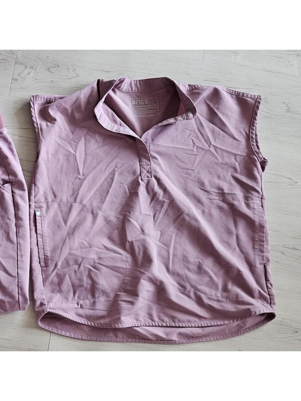 FIGS Women's Pink and Purple Other-top